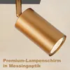 ZMH Deckenleuchte Vintage 2 Flammig Deckenstrahler Schwarz Produktbild-Vorschau 6