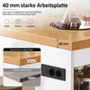 Isola da cucina Flieks con illuminazione a LED e presa di Anteprima dell’immagine prodotto 9