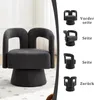 Sweiko 360 Grad drehbare Kuschelfass-Akzentstühle, runde Produktbild-Vorschau 9