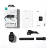 A flat lay of a smartwatch, its packaging, and accessories on a white background. Náhled obrázku produktu