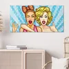 DEQORI Glasbild Echtglas 100x50 cm 'Freche Freundinnen' Produktbild-Vorschau 4