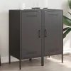 The Living Store Sideboards 2 Stk. Schwarz 36x39x79 cm Produktbild-Vorschau 2