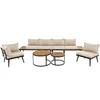 An outdoor furniture set on a white background. Produktbild-Vorschau