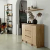 Akord Mobile 2 Ante 3 Cassetti Rovere Sonoma 101X35X76 Cm Anteprima dell’immagine prodotto 7