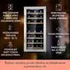 Klarstein vinotéka, slim, malá, 2-zóny, sklenené dvere, Náhľad obrázku produktu 2