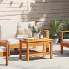 vidaXL Beistelltisch Öl-Natur 70 x 40 x 45 cm Massivholz Produktbild-Vorschau 2