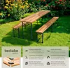 Set da birreria tectake, 3 pezzi, pieghevole, tavolo in Anteprima dell’immagine prodotto 2