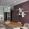 DECORTIE Leo Modernes schwimmendes Regal Weiß 123 x 22 x 81 Produktbild-Vorschau 1