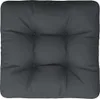 vidaXL Palettenkissen Schwarz 60x60x12 cm Stoff Produktbild-Vorschau 6
