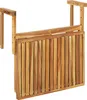 BELIANI Balkonhängetisch Akazienholz Hellbraun 60 x 40 cm Produktbild-Vorschau 6
