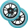 Roues Trottinette - 10 Spokes - 100 mm - Noir/Turquoise - Voir les images du produit 3