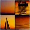 Bilder auf glas - Boot Sonnenuntergang Landschaft - 50x50cm Produktbild-Vorschau 8