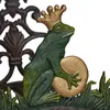 Relaxdays Schlauchhalter, Froschkönig, Gusseisen, antik, Produktbild-Vorschau 8
