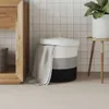 Cloris Designermöbel Aufbewahrungskorb mit Deckel Weiß und Produktbild-Vorschau 3