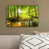 Wanddeko 30x20 cm - Wald - Landschaft - Grün - Natur, Produktbild-Vorschau 5