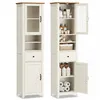 VASAGLE Badezimmerschrank im Landhausstil, Badschrank Produktbild-Vorschau 2