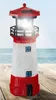 Solar LED Leuchtturm 27 cm rot-weiß mit rotierendem Licht Produktbild-Vorschau 8