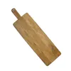 A wooden serving board with a handle, shown diagonally on a white background. Anteprima dell’immagine prodotto