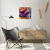 Wanduhr - Quadrat - Glasuhr - Abstraktion modern - 40x40cm Produktbild-Vorschau 6
