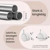 SONGMICS Wäscheständer mit Rollen, 4 Ebenen, klappbare Produktbild-Vorschau 7