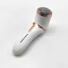 A white electric callus remover with rose gold accents is placed on a white surface. Produktbild-Vorschau