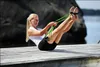SISSEL Pilates Core Trainer, Schwarz, Grün, Mittel, Latex Produktbild-Vorschau 3
