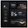 Ugreen Nexode Pro 160W GaN Charger avec câble USB-C Voir les images du produit 25