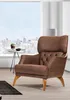 Luxus Einsitzer Sessel Couch Polster Möbel Chesterfield Produktbild-Vorschau 2