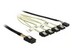 Adapterkabel Mini SAS SFF-8087 > 4x SATA 7 Pin Reverse Produktbild-Vorschau 1