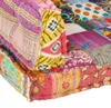 vidaXL Palettensofa-Auflage Mehrfarbig Stoff Patchwork Produktbild-Vorschau 6