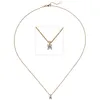 Collier Ankerkette mit Anhänger Solitär Diamant Brillant Produktbild-Vorschau 2