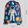HECKBO Worek sportowy z motywem astronauty i kosmosu | Podgląd zdjęcia produktu 2