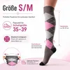 5 Paar Damen & Herren Kompressionsstrümpfe Bunt A0521, Alle Produktbild-Vorschau 8