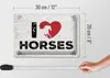 Blechschild Spruch 20x30 cm I love horses Schild Produktbild-Vorschau 6