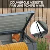 Outsunny Coffre de rangement extšŠrieur 311L coffre de Voir les images du produit 6