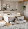 Verona Bett 180x200 cm mit Stauraum sibirische Lärche Produktbild-Vorschau 6