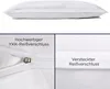 Jersey Kissenbezug 40x80 cm 100% Baumwolle Weiss Produktbild-Vorschau 2