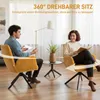 HOMCOM Sessel Drehbar Loungesessel mit Armlehne, Produktbild-Vorschau 7
