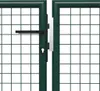 vidaXL Ocelová zahradní brána 500 x 100 cm Zelená Náhled obrázku produktu 3