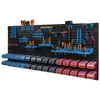 A tool organizer with various tools and storage bins mounted on a black pegboard. Produktbild-Vorschau