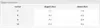 A table showing glove sizes and corresponding hand measurements. Produktbild-Vorschau
