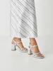 Tamaris Damen Heeled Sandals Synthetik, blau, 40 EU Produktbild-Vorschau 7