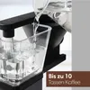 Water being poured into a coffee maker's water reservoir. Produktbild-Vorschau