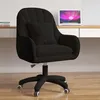 Hawthyhome Homeoffice Stuhl aus Samt mit Kopfkissen Produktbild-Vorschau 2