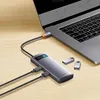 BASEUS HUB Adapter 4in1 WKWG070113/BS-OH067 0,17m grau Produktbild-Vorschau 17