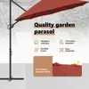 vidaXL Slunečník terakota 372 x 198 x 243 cm Náhled obrázku produktu 3