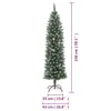 Umělý vánoční stromek se stojanem Slim 150 cm PVC Náhled obrázku produktu 8