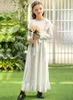 BesserBay Maxi-Kleid Langarm Rüschen für Mädchen 5-6 Jahre Produktbild-Vorschau 4