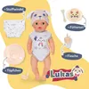 BABY born Lukas in Strampler mit Hundemotiv, 36 cm große Produktbild-Vorschau 2