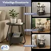 Couchtisch KOSI Schwarz aus Metall Ø 45 x 45 cm mit Produktbild-Vorschau 5